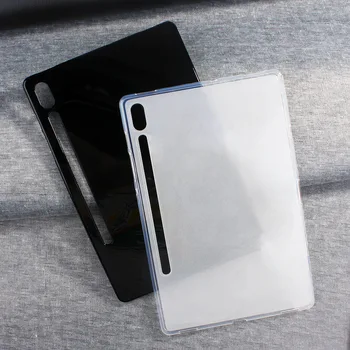 Mehke Silikonske Črno Bel Pokrov Ohišje Za Samsung Galaxy Tab S6 10.5 palčni T865 T860 Tablet Anti-scratch TPU Nazaj Zaščitna torbica 4