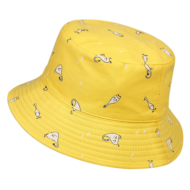 Novo Gos tiskanje ribič klobuk dežnik prostem ribolov, klobuki dvostranski nosljivi divje vedro klobuk Nekaj Splošnih priložnostne klobuki 1