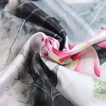 Mylb Risanka Tiskane Tkanine Češnjev Cvet Japonski Slog za Obleko Tkanine, Krojenje Dodatki