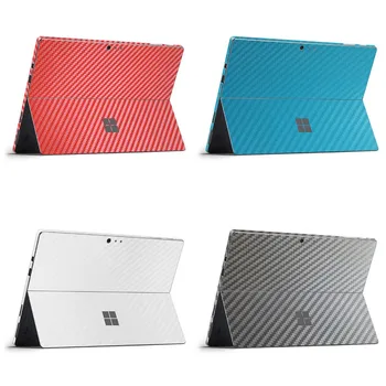Ogljikovih Vlaken Nalepke, Laptop Kože Nalepke Kritje za Microsoft Surface pro 6 10457