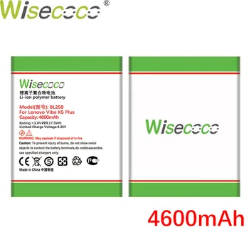WISECOCO 4600mAh BL259 Baterija Za Lenovo vibe k5 plus K32C30 K32C36 Mobilnega Telefona Najnovejše Proizvodnje Baterije S Številko za Sledenje 4