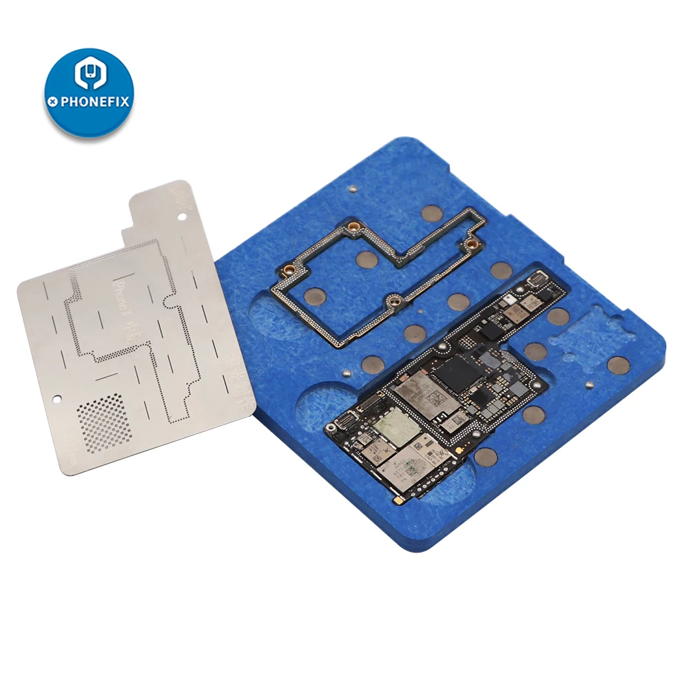 Mobilni Telefon BGA Reballing Stalnica Motherboard Srednji Sloj Položaja Tin Sajenje Varjenje Platforma za iPhone X Popravilo Kit 2