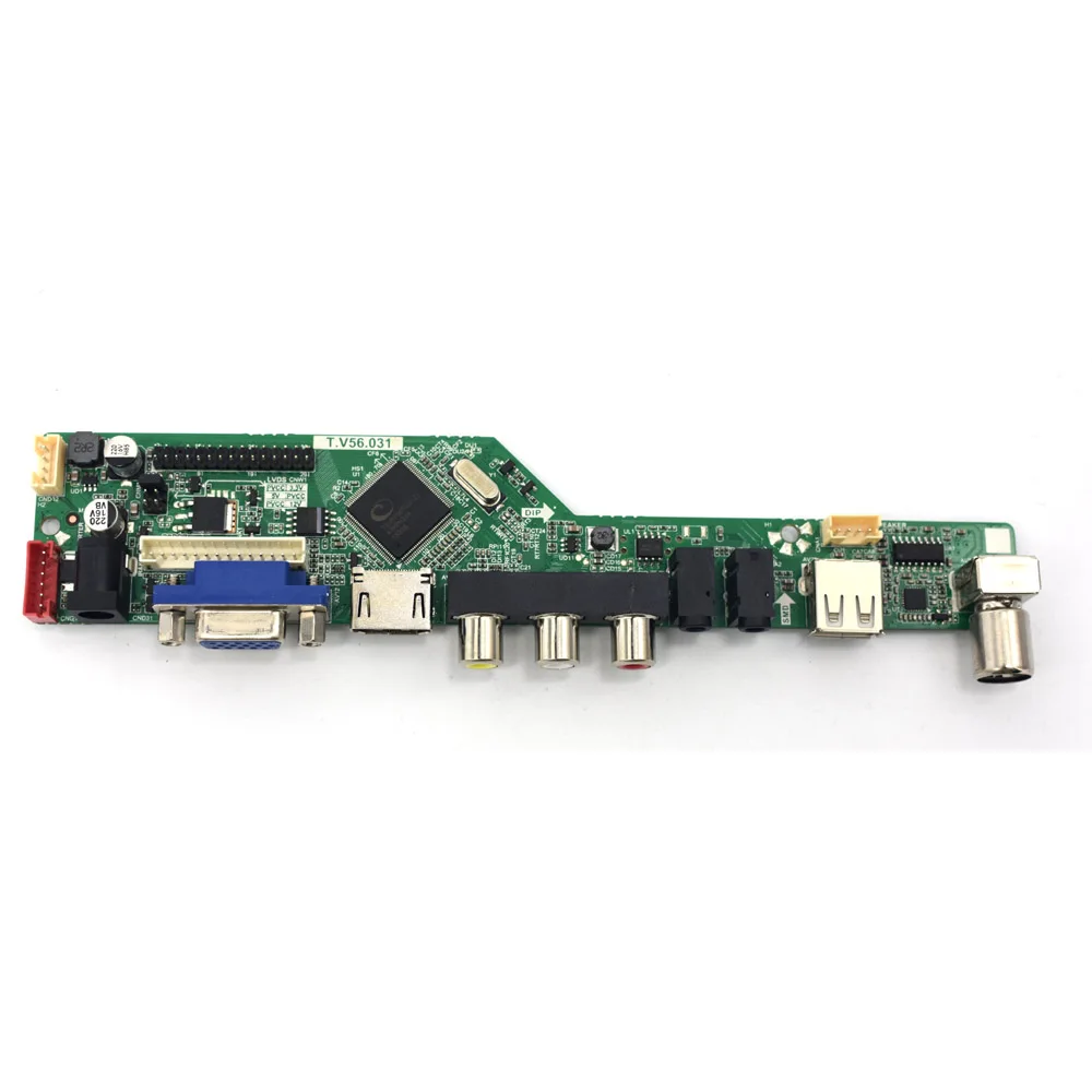 Lusya HDMI VGA AV USB AVDIO LCD Krmilnik Odbor Za 14 15.6 inch B140XW01 B156XW02 LP156WH2 B156XW04 B156XTN02.1 1366 x 768 C1-006 0
