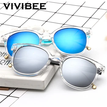 VIVIBEE Prozorni Kvadrat sončna Očala Ženske blagovne Znamke, Modni Oblikovalec New 2019 Trend Letnik Ovalne Slog Očala Moških Odtenki 10711