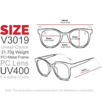 VIVIBEE Prozorni Kvadrat sončna Očala Ženske blagovne Znamke, Modni Oblikovalec New 2019 Trend Letnik Ovalne Slog Očala Moških Odtenki 5