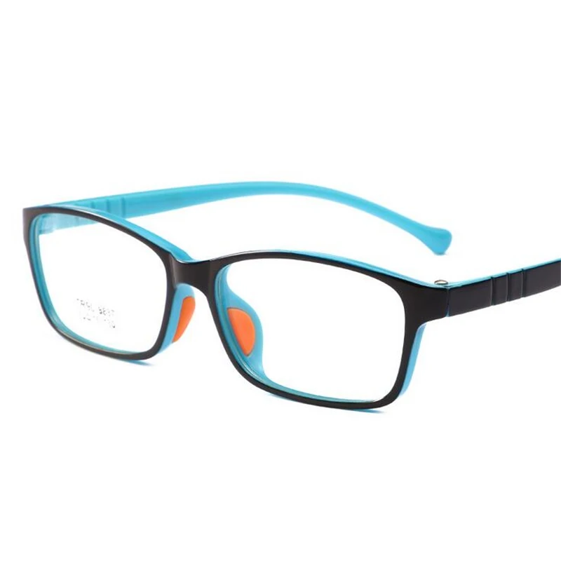 TR90 Otrok Optični Okvir Očal Debelo Očala Dvojno Barvo Nov Slog Dekleta, Fantje, Otroci Očala na Recept Otrok Očala 1