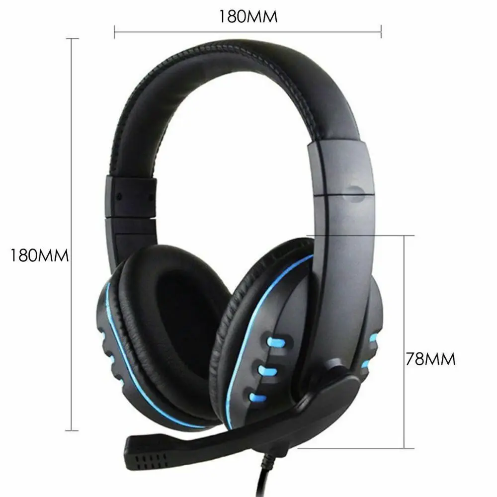 Gaming Slušalke Stereo PS4 X-Box Eno Slušalko Surround Slušalke 3.5 mm Žično Mic Za PS4 Laptop Xbox eno 3