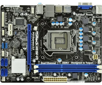 Uporablja ASRock H61M-VS LGA 1155 DDR3 RAM 16 G Integrated graphics, matične plošče, 2