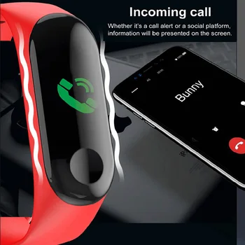 SHAOLIN Pametno Gledati Zapestnica Band Fitnes Tracker Barvni Zaslon za Šport Manšeta manšeta Bluetooth Za iPhone Xiaomi 1