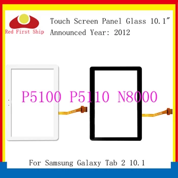 10Pcs/veliko Za Samsung Galaxy Tab 2 10.1 P5100 P5110, Zaslon na Dotik, Računalnike Plošča Steklo Objektiv N8000 LCD Sprednji Senzor Zamenjava 1