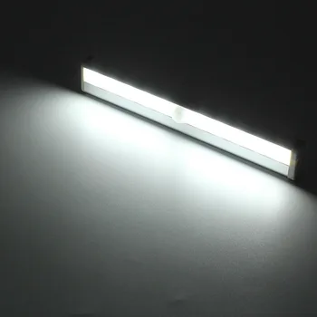 Senzor gibanja Ponoči Luči Pitne LED Omaro Luči, Stenske Svetilke Baterija Napaja Brezžične Led Kabinet Svetilka Z Magnetnim trakom 1