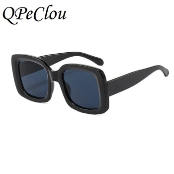 QPeClou Nov Modni Letnik Klasičnih Kvadratnih Sončna Očala Ženske Blagovne Znamke Oblikovalec Leopard Sončna Očala Moških Veliko Odtenkov Oculos Feminino 1