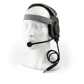 Visoko Kakovostna Zunanja Taktično Športne Slušalke Uporabljajte s PG Talkback Mikrofon Slušalke za Wargame Vojaške Airsoft CS 11793