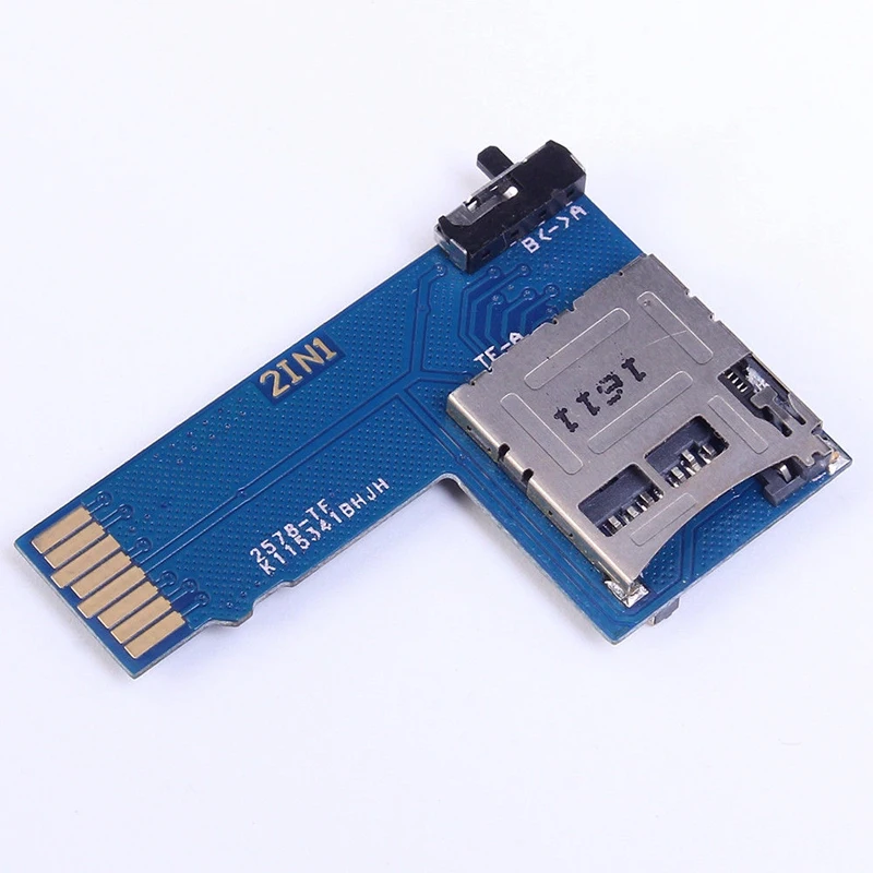 2 V 1 Dvojni Sistem Tf Micro - Sd Adapter Za Pomnilniško Odbor Za Raspberry Pi Nič W 2