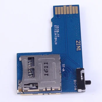 2 V 1 Dvojni Sistem Tf Micro - Sd Adapter Za Pomnilniško Odbor Za Raspberry Pi Nič W 3