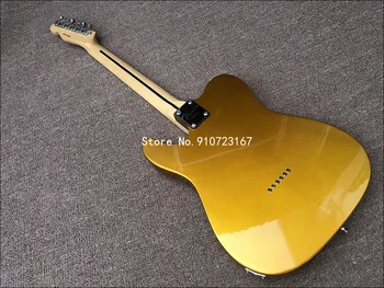 2020 Visoke kakovosti TL slog Električna Kitara,zlati prah, barva telesa, Javor fingerboard električna kitara,brezplačna dostava 5