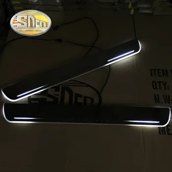 SNCN 4PCS Avto LED Vrata Polico Za Mazda 6 2013 - 2018 Ultra-tanek Akril Dynamic LED Dobrodošli Svetlobe Izvažajo Ploščica Pedal 1