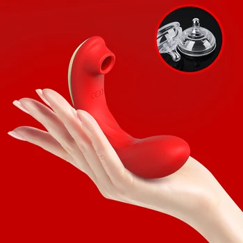 IKOKY Dildo Vagina Sesanju Vibratorji Sex Igrače za Ženske USB Polnjenje Primeru Brezplačnih Bend Klitoris Stimulator Nastavek Bedak 3