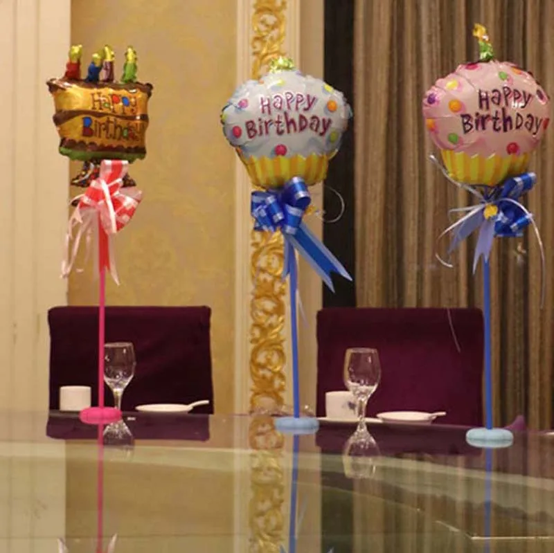 Tabletop okraski mini baloni za Rojstni dan torta /Candle /Meteor balon Happy birthday party supplies Dojenčka igrače 12pcs/veliko 2