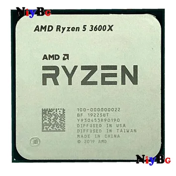 AMD Ryzen 5 3600X R5 3600X 3,8 GHz Šest-Core Dvanajst-Nit CPU Procesor 12225