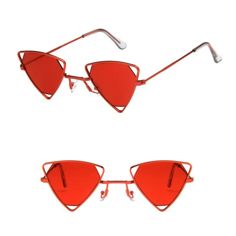 Yoovos 2021 Novi Punk Sončna Očala Ženske Trikotnik Oculos Novo Vintage Očala Openwork Kovinski Okvir Modna Sončna Očala Moških Okulary 1