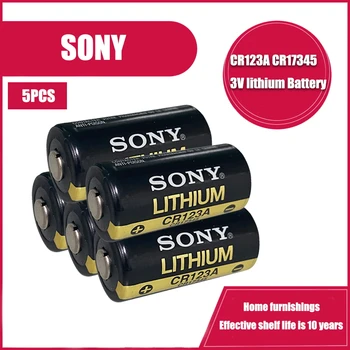 5pcs 3V baterija Li-ion 1400mAh Baterija CR123A CR123 CR 123A CR17345 DL123A, ki Niso predvidene za polnjenje Baterij za Fotoaparat Vode merilnik Plina 12428