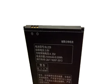 ISUNOO BL 229 BL229 Baterija Za lenovo A8 A806 A808T 2500mAh Visoke Kakovosti Mobilni Telefon zamenjava Polnilne razširjene Baterije 12474