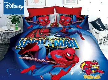 Marvel Junak Spider-Man Posteljnina twin Posteljo Stanja Komplet za Fantka Odeja Rjuhe Zajema eno Bedspread Otrok Otroci Perilo 1