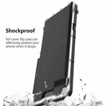Luxur Oklep Kralj iz Nerjavečega Jekla Metal Flip Primeru Za Samsung Galaxy Note 10 Plus Shockproof Pokrovček Za Samsung Note9 S10 5G Pokrov 5