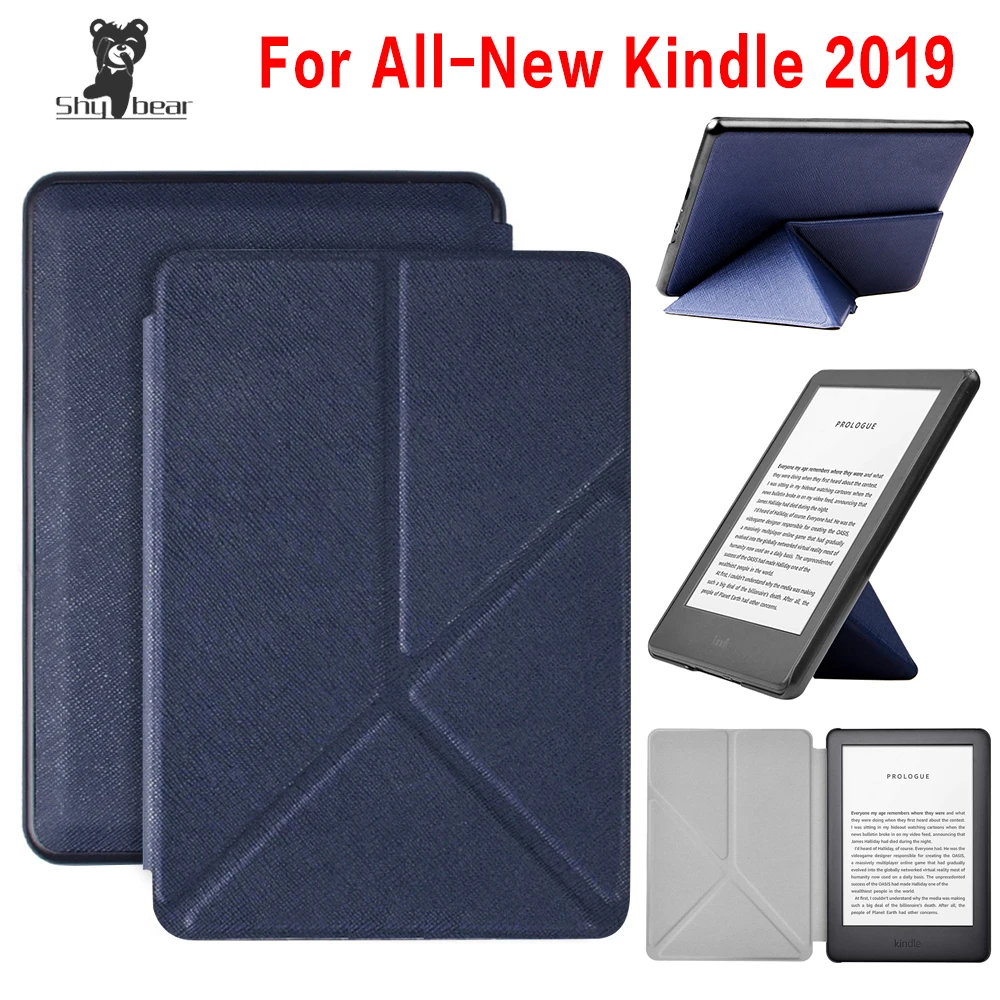 Origami primeru Za Amazon Vsi-Nov Kindle 10. Generacije 2019 E-reader Smart Cover za amazon kindle touch 2019 J9G29R ereader 4