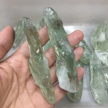 Naravna Surova Zelena Kvarčni Kristal, Kamen Grobo Mineralnih Osebkov Reiki Healing Kamna 1