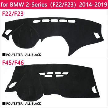 Za BMW 2 Serija F22 F45 Gran Coupe Active Tourer Anti-Slip Anti-UV Mat nadzorna plošča Pokrov Pad Dashmat Preprogo Pribor 218i 220i 0