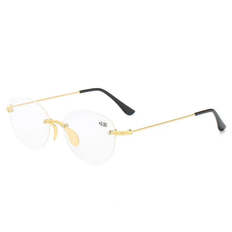 Ahora Rimless Rezanje Ovalne Bifocal Obravnavi Očala Proti Modra Svetloba Aolly Poslovnih Lahka Očala Eyglasses Dioptrije+1.0+4.0 1