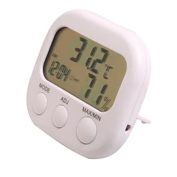 Mini LCD-Zaslon Digitalni Termometer, Higrometer Notranja Termo Higrometri S Stojalom Za Dom, Vremenske Postaje 12781