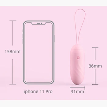 Daljinski upravljalnik Mobilnih telefonov Vibrator APP Skok Jajce Vagina Uresničevanje G-spot Stimulator Klitorisa Ženski Masturbator Adult Sex Igrača 5