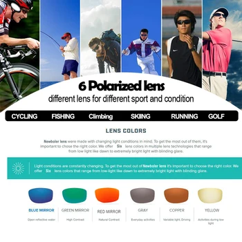 Moški Ženske Lahki Polarizirana Ribolov sončna Očala Proti UV Očala Šport Kolesarjenje, Plezanje, Pohodništvo Tek Smučanje Kolesarska Očala 0