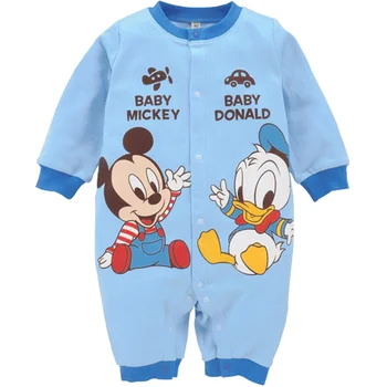 New Mickey Baby Dekle Oblačila Baby Igralne Obleke Disney Baby Boy Romper Minnie Otroci Obleke Jumpsuit Roupas Bebes Nova Moda Za Malčke 4