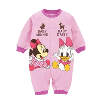 New Mickey Baby Dekle Oblačila Baby Igralne Obleke Disney Baby Boy Romper Minnie Otroci Obleke Jumpsuit Roupas Bebes Nova Moda Za Malčke 5