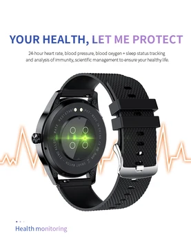 Posodobitev Y20 francoski Smartwatches Bluetooth Klic Fitnes Srčnega utripa, Krvnega Tlaka, Spremljanje Moški Nepremočljiva Pametne Ure zapestnica 0