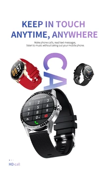 Posodobitev Y20 francoski Smartwatches Bluetooth Klic Fitnes Srčnega utripa, Krvnega Tlaka, Spremljanje Moški Nepremočljiva Pametne Ure zapestnica 1