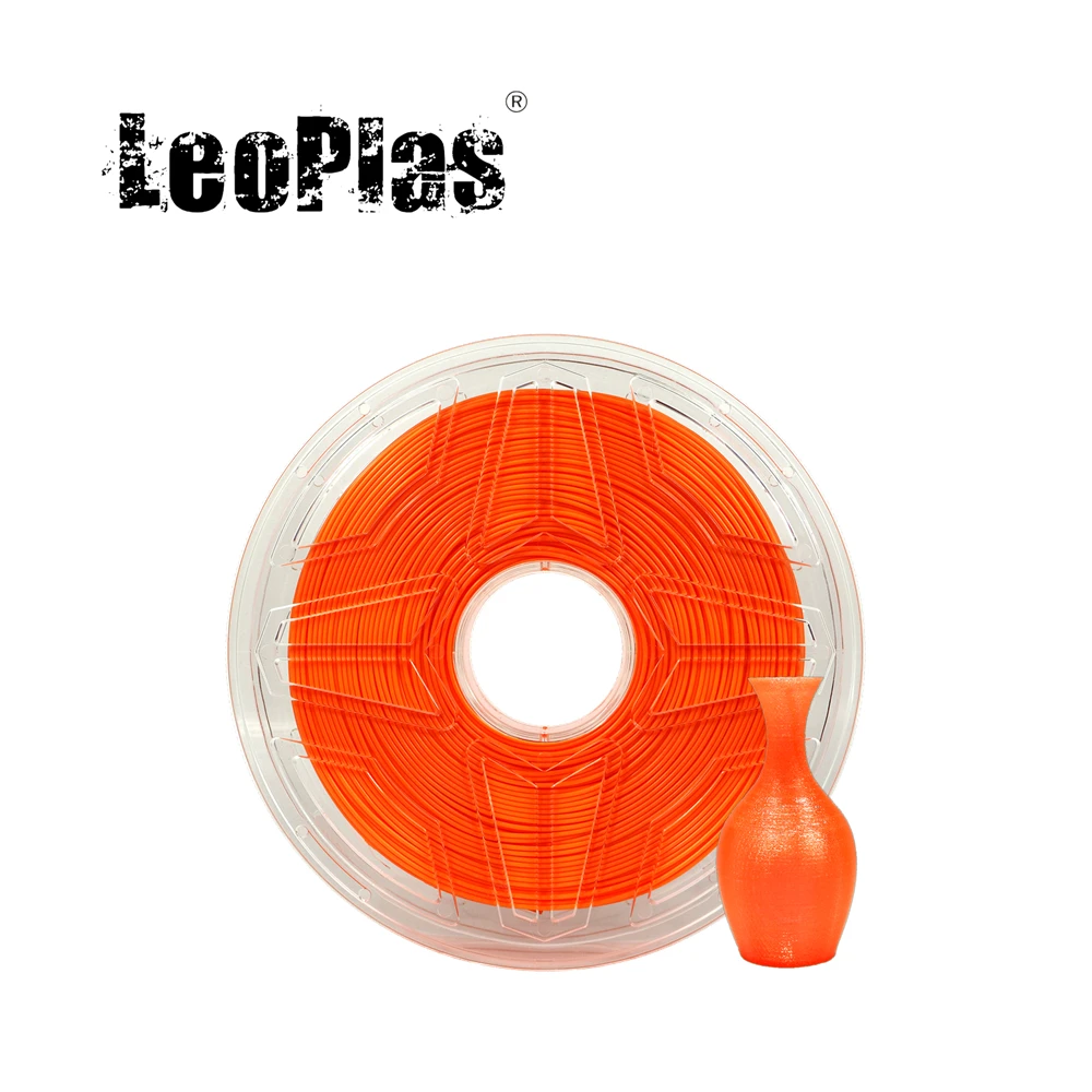 LeoPlas 1 kg 1.75 mm Prožno, Mehko Oranžno TPU Nitke Za FDM 3D Tiskalnik Pero Potrošnega materiala za Tiskanje Blaga Gume Material 2