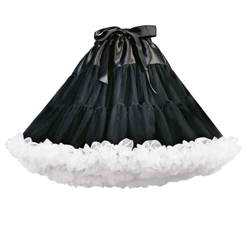 Nove Kratke Til Petticoat Obleko Dekleta Krilo Petticoat Tutu Lolita Faldas Cupcake Obleko Multi Color EE102 5