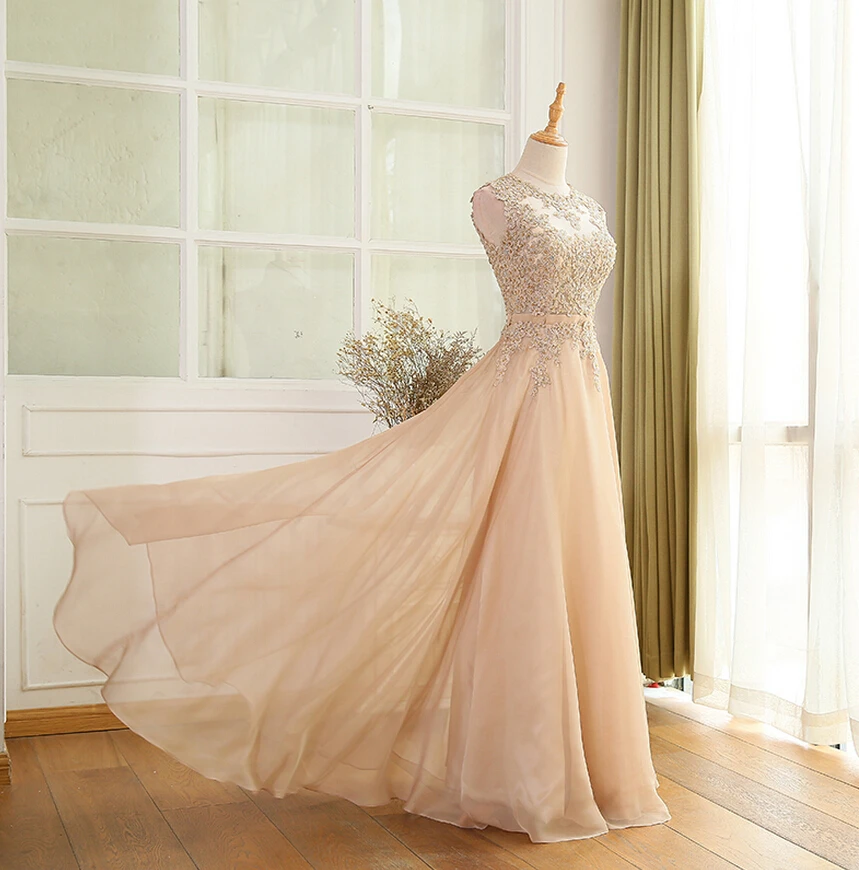 Bridemaid obleko vestido longo seksi sho-me 2018 nove poceni roza čipke družico obleke Poroka Stranka Obleko vestido realne slike 1