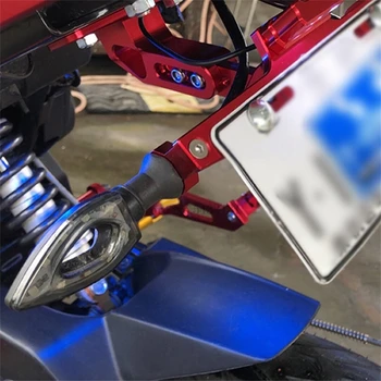 CNC Aluminija Motocikel Licenco registrske Tablice pokrov ležišča Za leto 2008 Yamaha Tw 200 Suzuki Gsx 1400 Honda Vtr 1000F Harley 3
