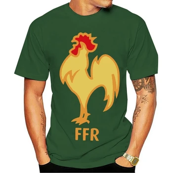 Moški majica s kratkimi rokavi Organskega Bombaža s Francija Rugby Poletje Tee Z137U smešno t-shirt novost tshirt ženske 1