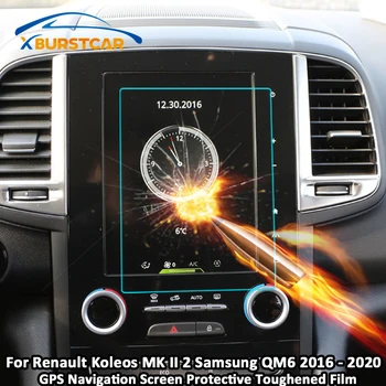 Xburstcar za Renault Koleos MK II 2 Samsung QM6 2016 - 2020 Oprema Avto GPS Navigacijski Zaslon Zaščitna Kaljenega Film 0