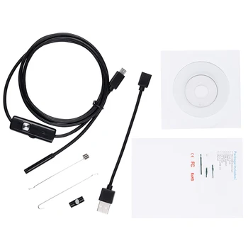 5.5 mm 2m Android Endoskop Fotoaparat IP67 Nepremočljiva Podporo OTG&UVC Pametni HD Kača Mini Usb-Endoskop Za Avto/PCBDetection 2