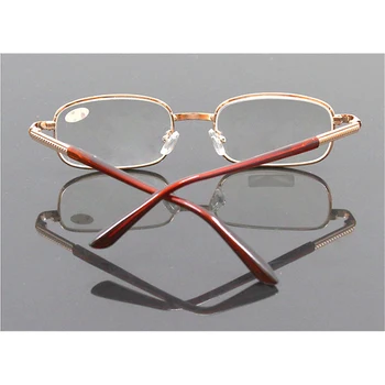 Zlato je Kovinski Okvir Očal je Objektiv Obravnavi Očala povečevalna Presbyopia Očala Dioptrije +0.5+1.25 do+5.0 +6.0 D5 13483