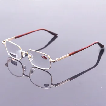 Zlato je Kovinski Okvir Očal je Objektiv Obravnavi Očala povečevalna Presbyopia Očala Dioptrije +0.5+1.25 do+5.0 +6.0 D5 3