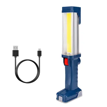 Svetilka USB COB LED Magnetni Delo Svetlobe, Garaža Mehanik Doma Polnilna baterijska Svetilka Svetilka Vroče Prodaja Kolo Svetlobe D*5 5